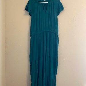 Old Navy Women’s XL Long Green Dress
